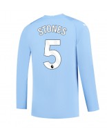 Manchester City John Stones #5 Domácí Dres 2023-24 Dlouhý Rukáv